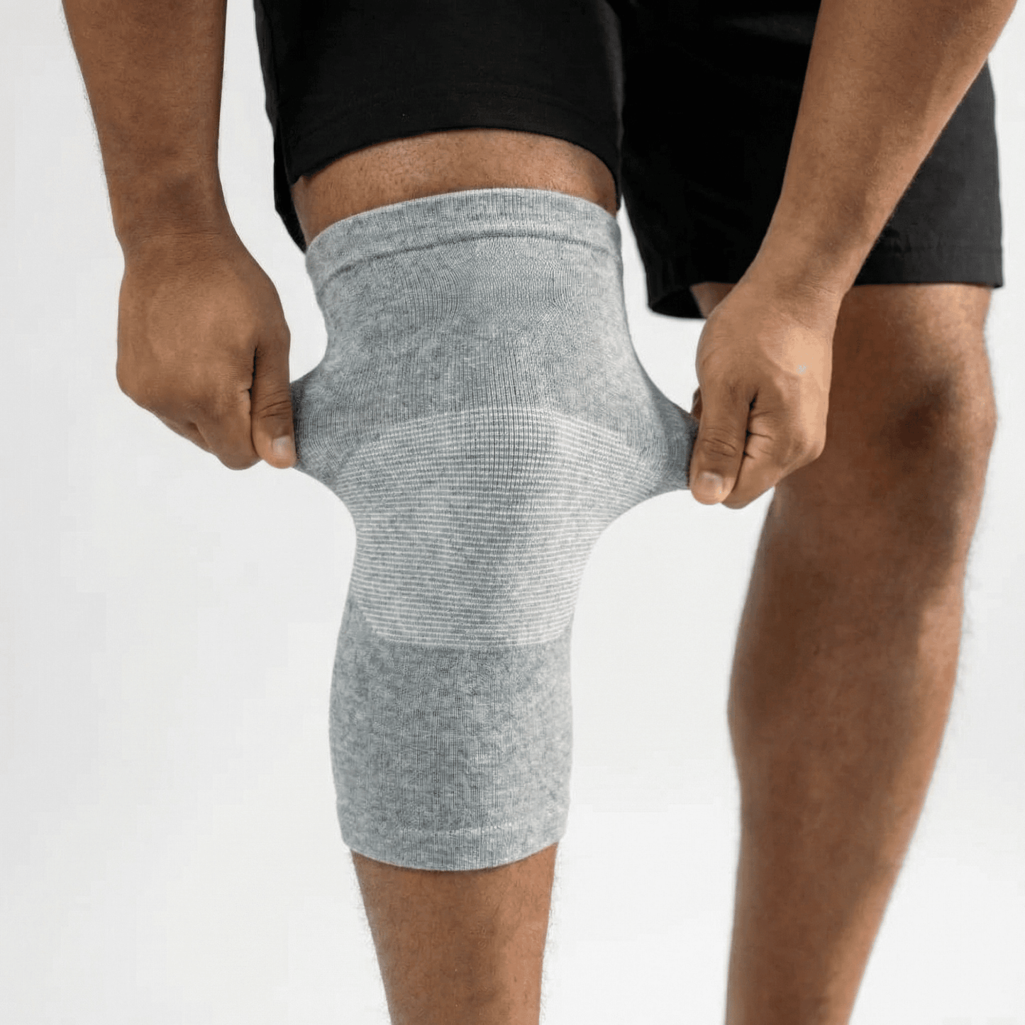 Genouillère de Compression en Charbon de Bambou