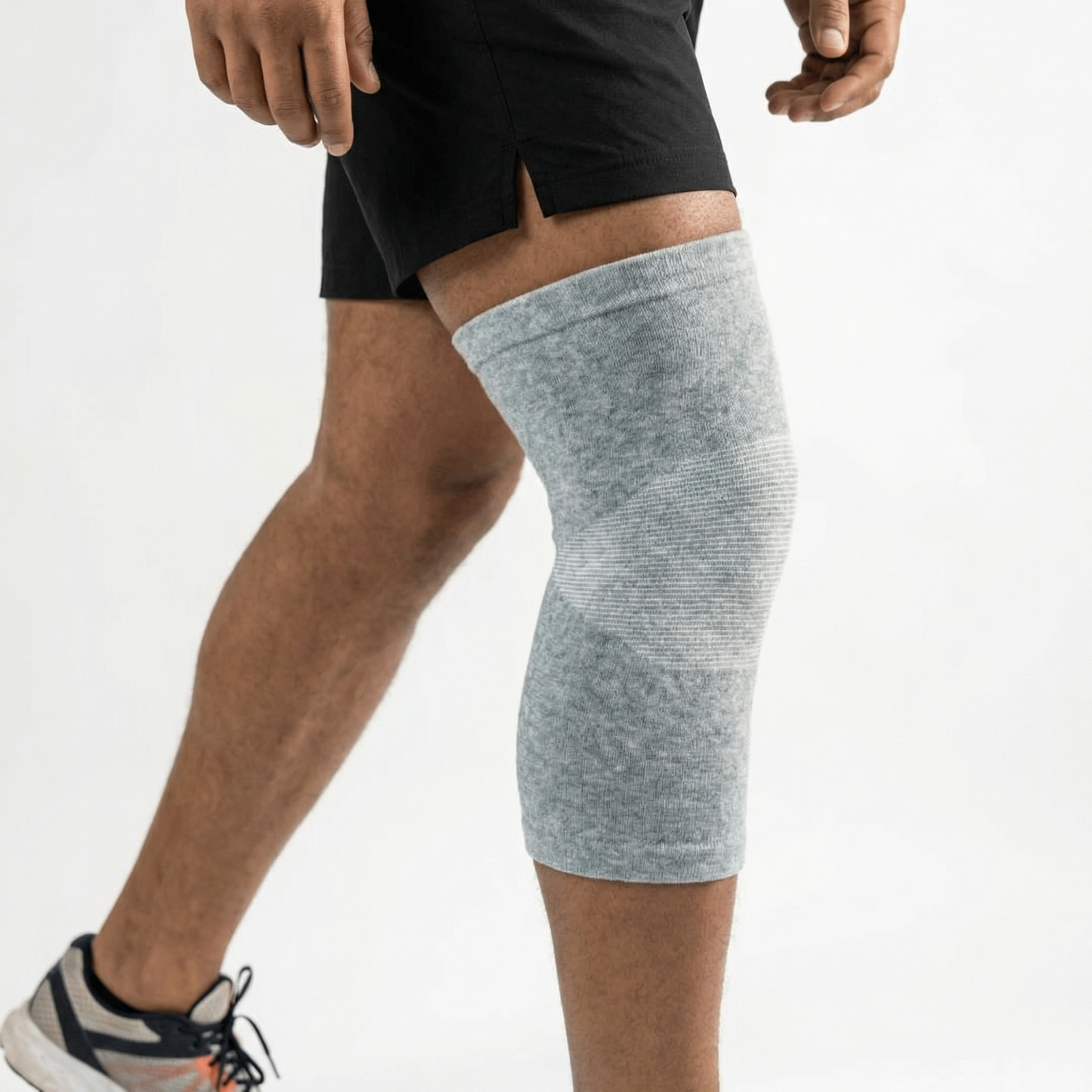 Genouillère de Compression en Charbon de Bambou